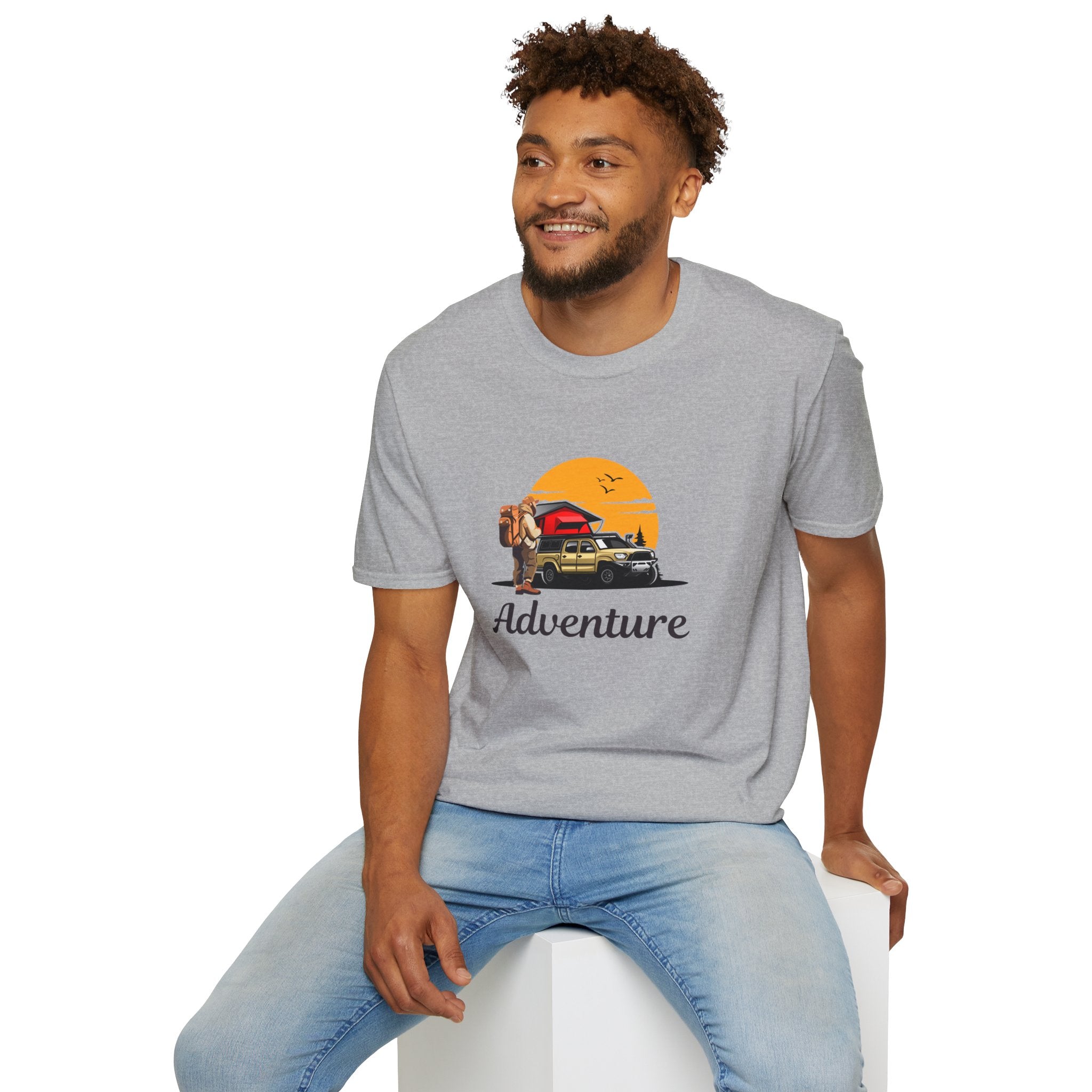 Adventure Overland Graphic T-Shirt – Sunset Explorer Truck Tee