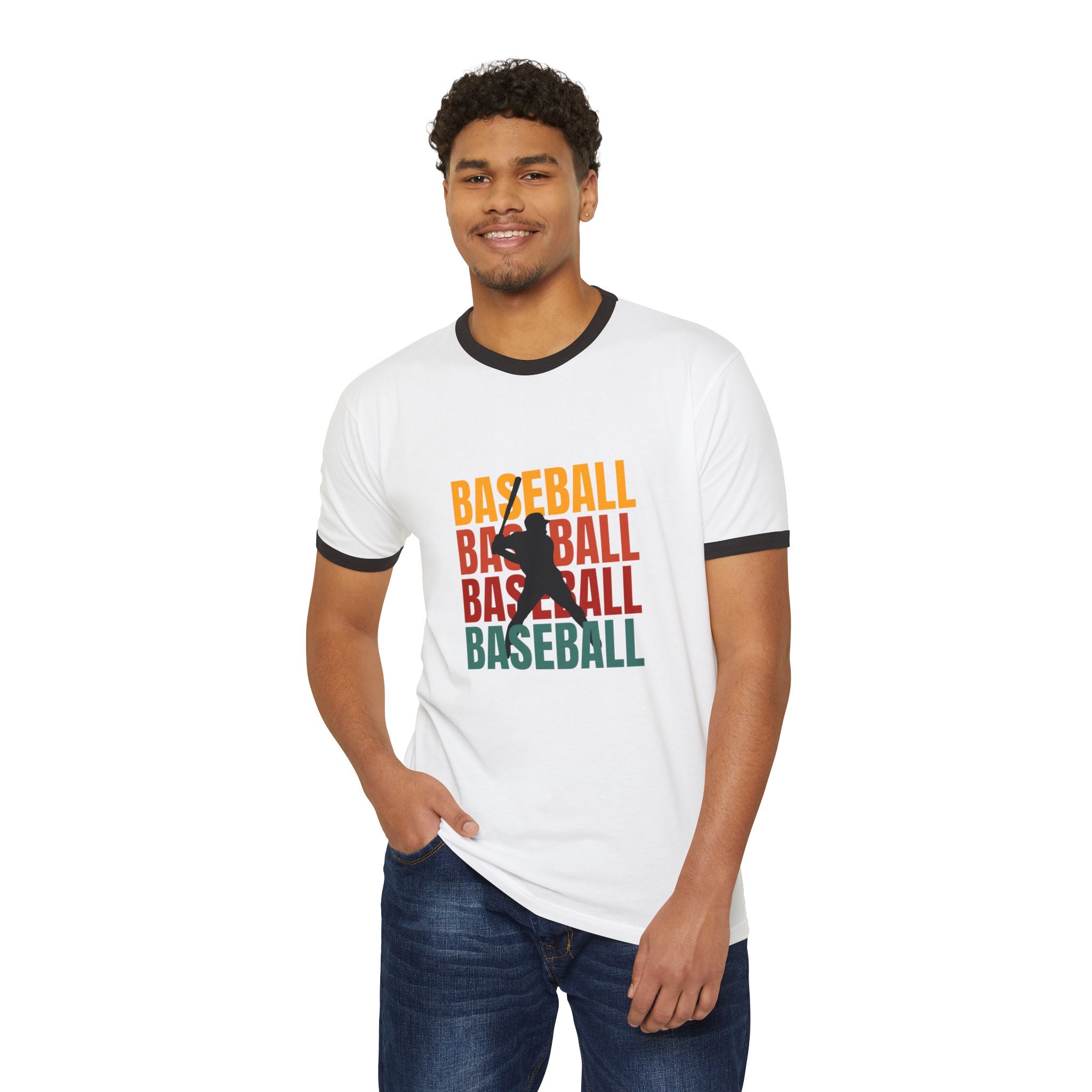 Vintage Baseball Cotton Ringer trendy and Unique T-Shirt