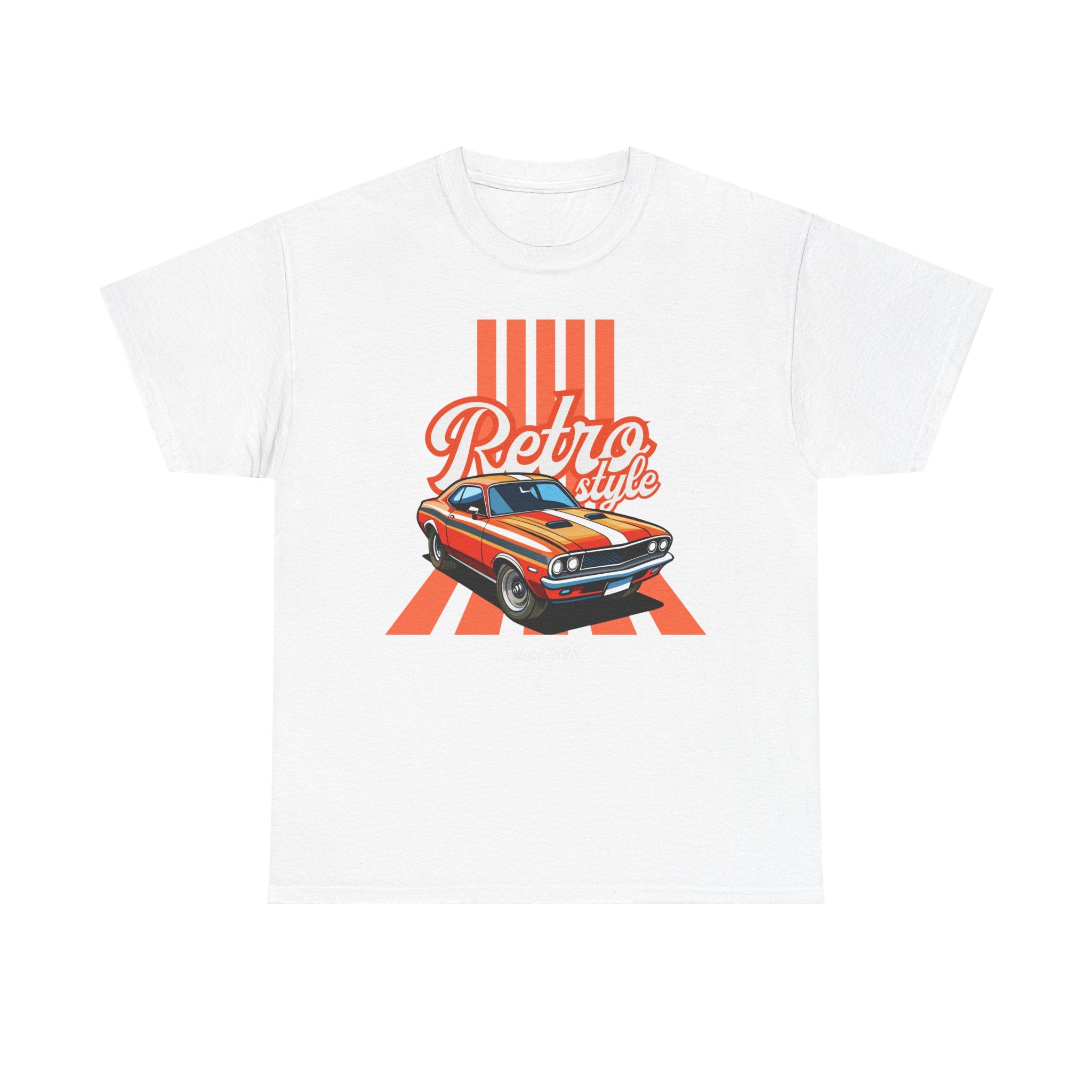 Unisex Retro Vintage car Streetwear graphic Tee