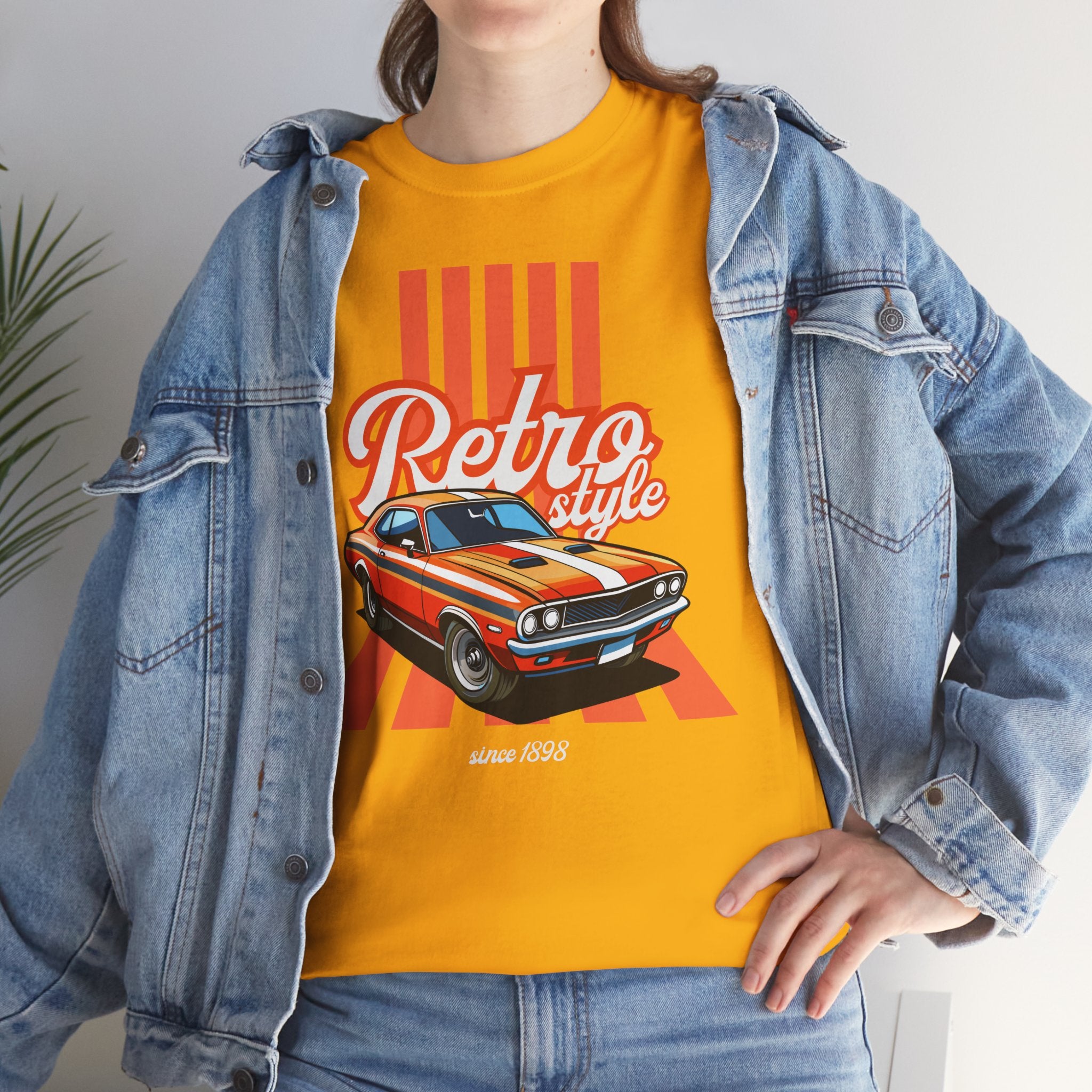 Unisex Retro Vintage car Streetwear graphic Tee