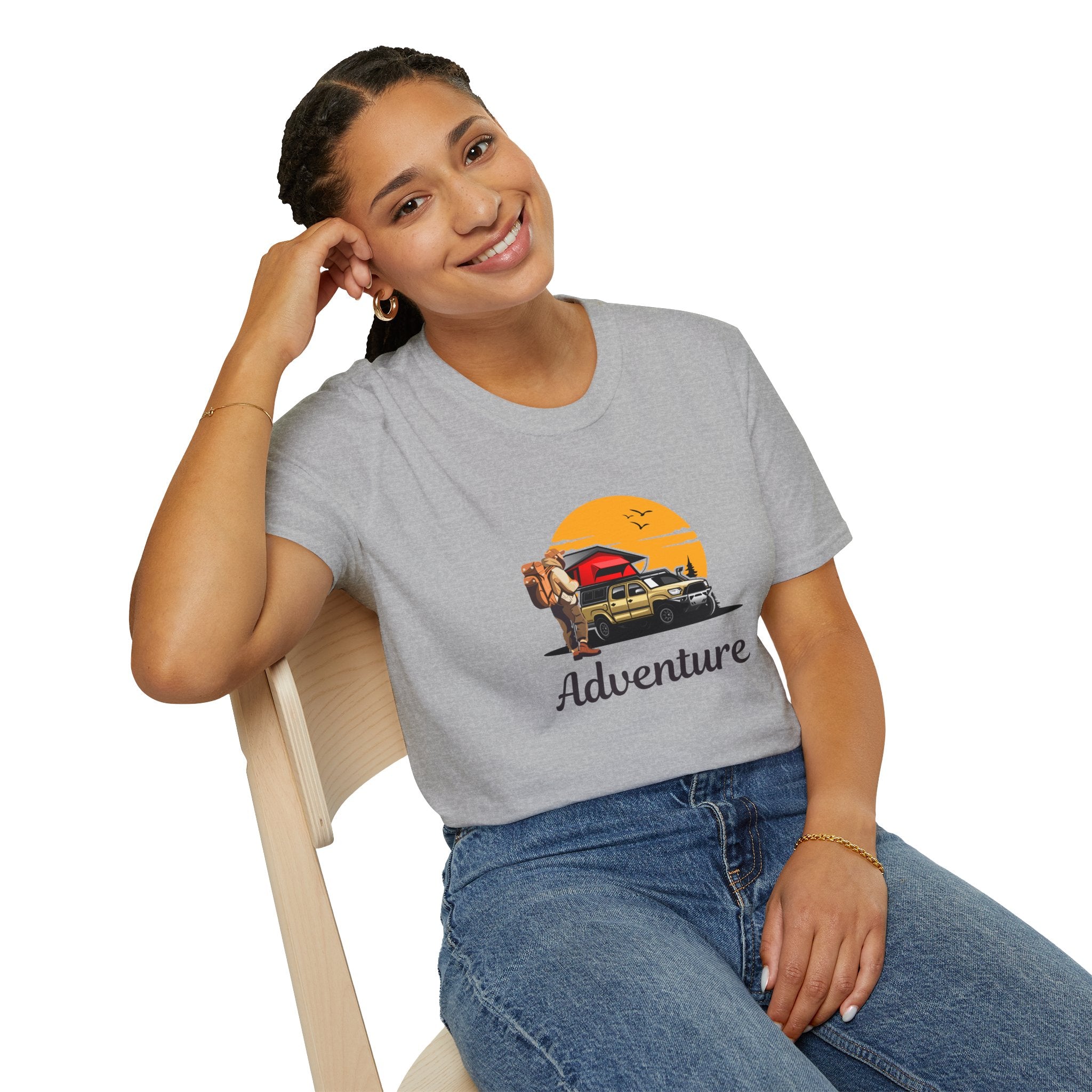 Adventure Overland Graphic T-Shirt – Sunset Explorer Truck Tee