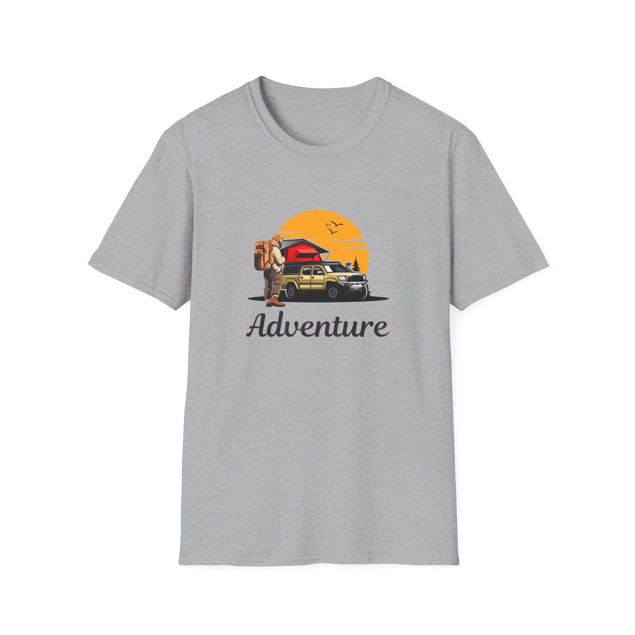 Adventure Overland Graphic T-Shirt – Sunset Explorer Truck Tee