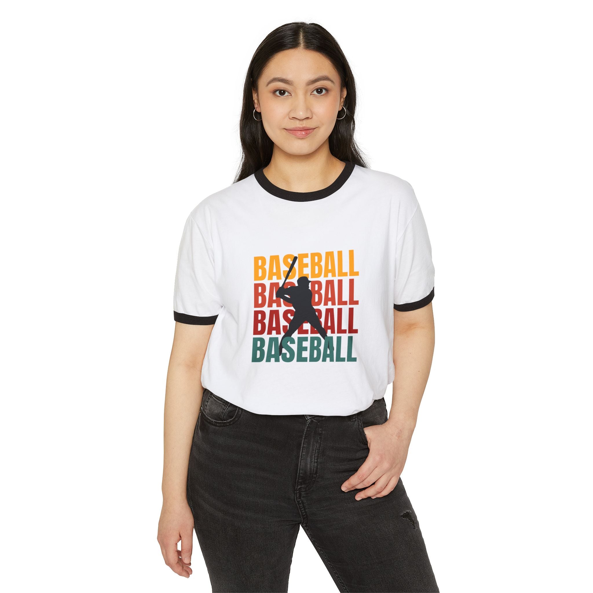 Vintage Baseball Cotton Ringer trendy and Unique T-Shirt