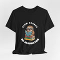 Slow reader Big Imagination sloth Tee